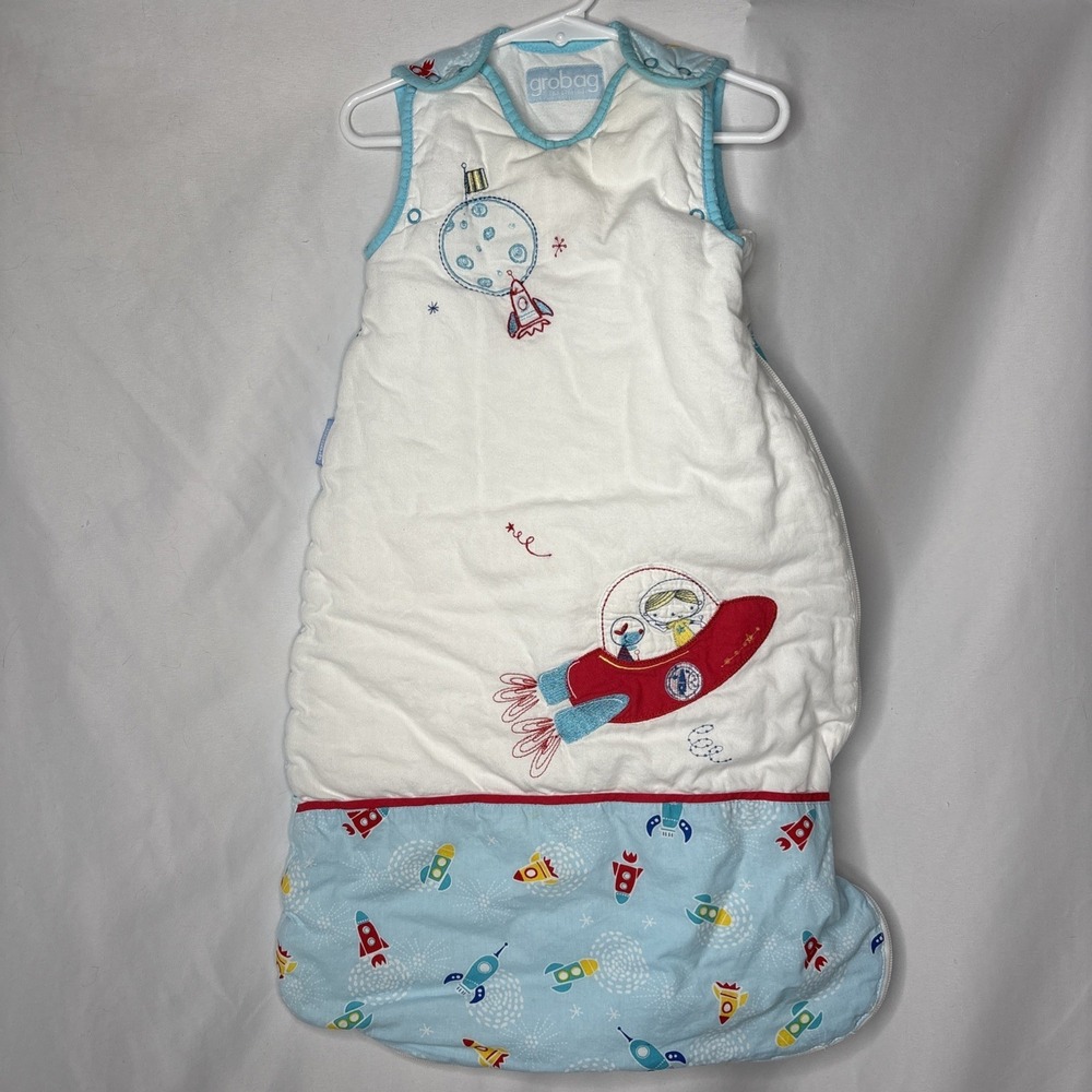 Grobag Baby Infant Sleep Bag 0–6 Months Sleeveless Rocket Themed‎ Sleep Sack